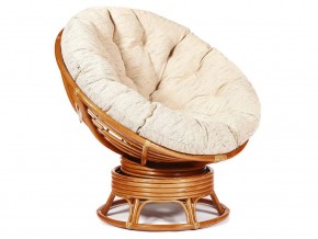 Кресло-качалка Papasan w 23/01 B с подушкой Cognac, ткань Старт в Заречном - zarechnyj.magazin-mebel74.ru | фото