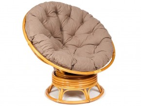 Кресло-качалка Papasan w 23/01 B с подушкой Honey, экошерсть Коричневый в Заречном - zarechnyj.magazin-mebel74.ru | фото