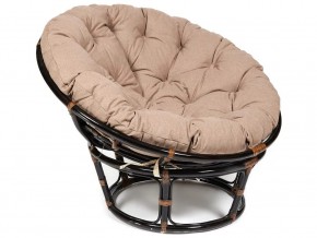 Кресло Papasan 23/01 W с подушкой Antique brown, экошерсть Коричневый в Заречном - zarechnyj.magazin-mebel74.ru | фото