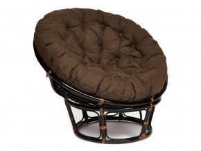 Кресло Papasan 23/01 W с подушкой Antique brown, ткань Коричневый в Заречном - zarechnyj.magazin-mebel74.ru | фото