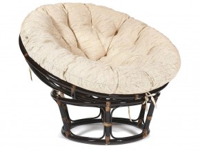 Кресло Papasan 23/01 W с подушкой Antique brown, ткань Старт в Заречном - zarechnyj.magazin-mebel74.ru | фото