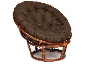 Кресло Papasan 23/01 W с подушкой Pecan, ткань Коричневый в Заречном - zarechnyj.magazin-mebel74.ru | фото