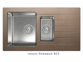 Мойка комбинированная Tolero twist TTS-890 Темно-бежевый 823 в Заречном - zarechnyj.magazin-mebel74.ru | фото