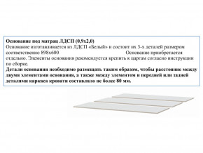 Основание из ЛДСП 0,9х2,0м в Заречном - zarechnyj.magazin-mebel74.ru | фото