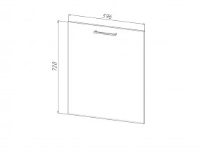 П 60 Комплект для посудомоечной машины 600 мм (цоколь + фасад) ЛДСП в Заречном - zarechnyj.magazin-mebel74.ru | фото