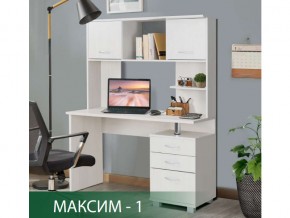 Стол компьютерный Максим-1 Ясень Анкор Светлый в Заречном - zarechnyj.magazin-mebel74.ru | фото