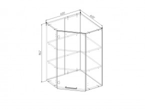 ВУ9 Модуль верхний Угловой в Заречном - zarechnyj.magazin-mebel74.ru | фото